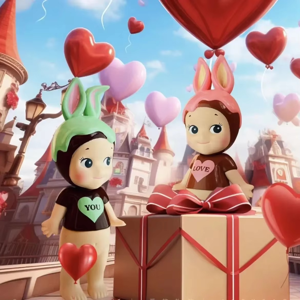 Sonny Angel Gifts Of Love Series Blind Box 6 Pieces With Vendor Display