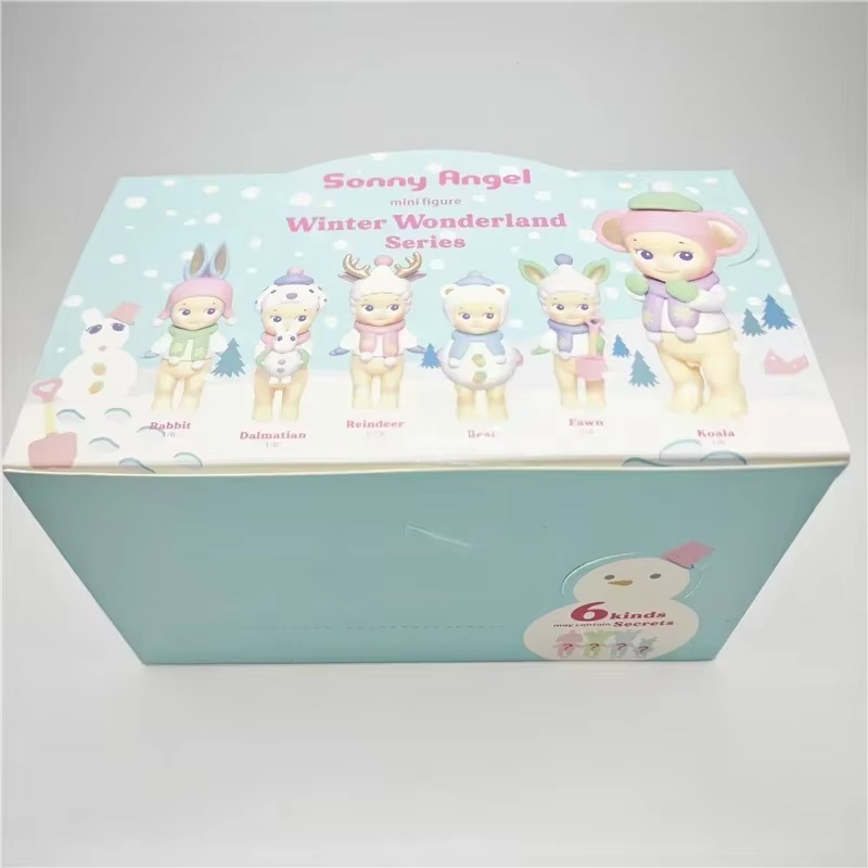 Sonny Angel Winter Wonderland Series Blind Box 6 Pieces With Vendor Display