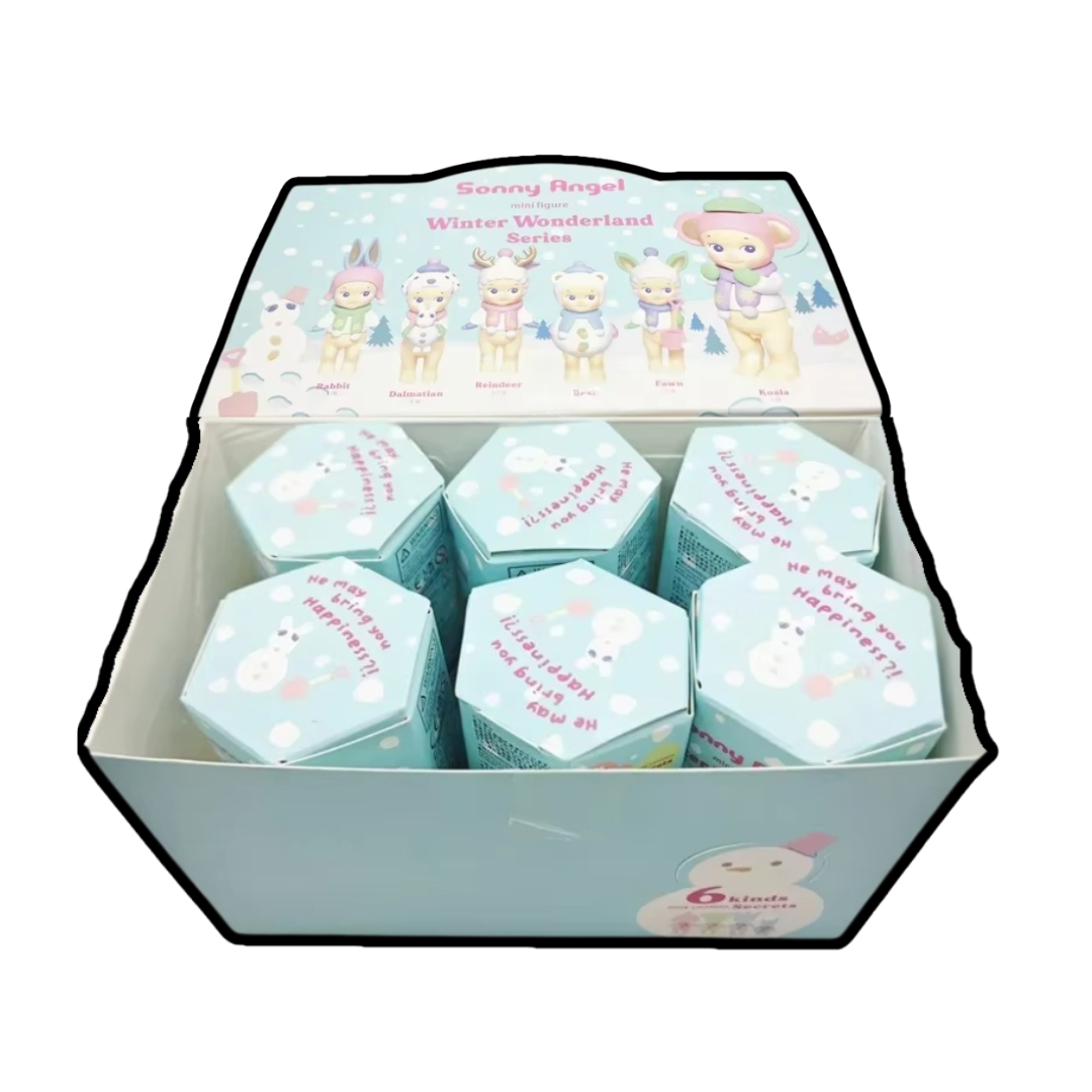 Sonny Angel Winter Wonderland Series Blind Box 6 Pieces With Vendor Display