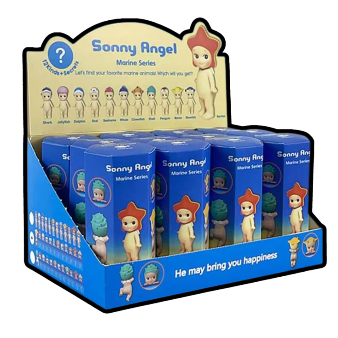 Sonny Angel Marine Series Blind Box 12 Pieces With Vendor Display