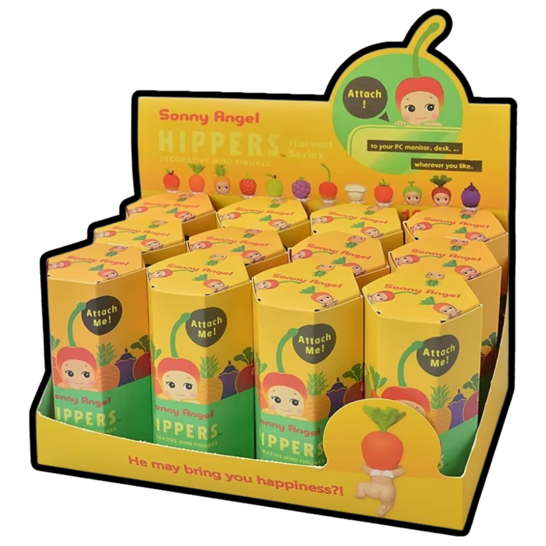 Sonny Angel Hippers Fruit Series Blind Box 12 Pieces With Vendor Display