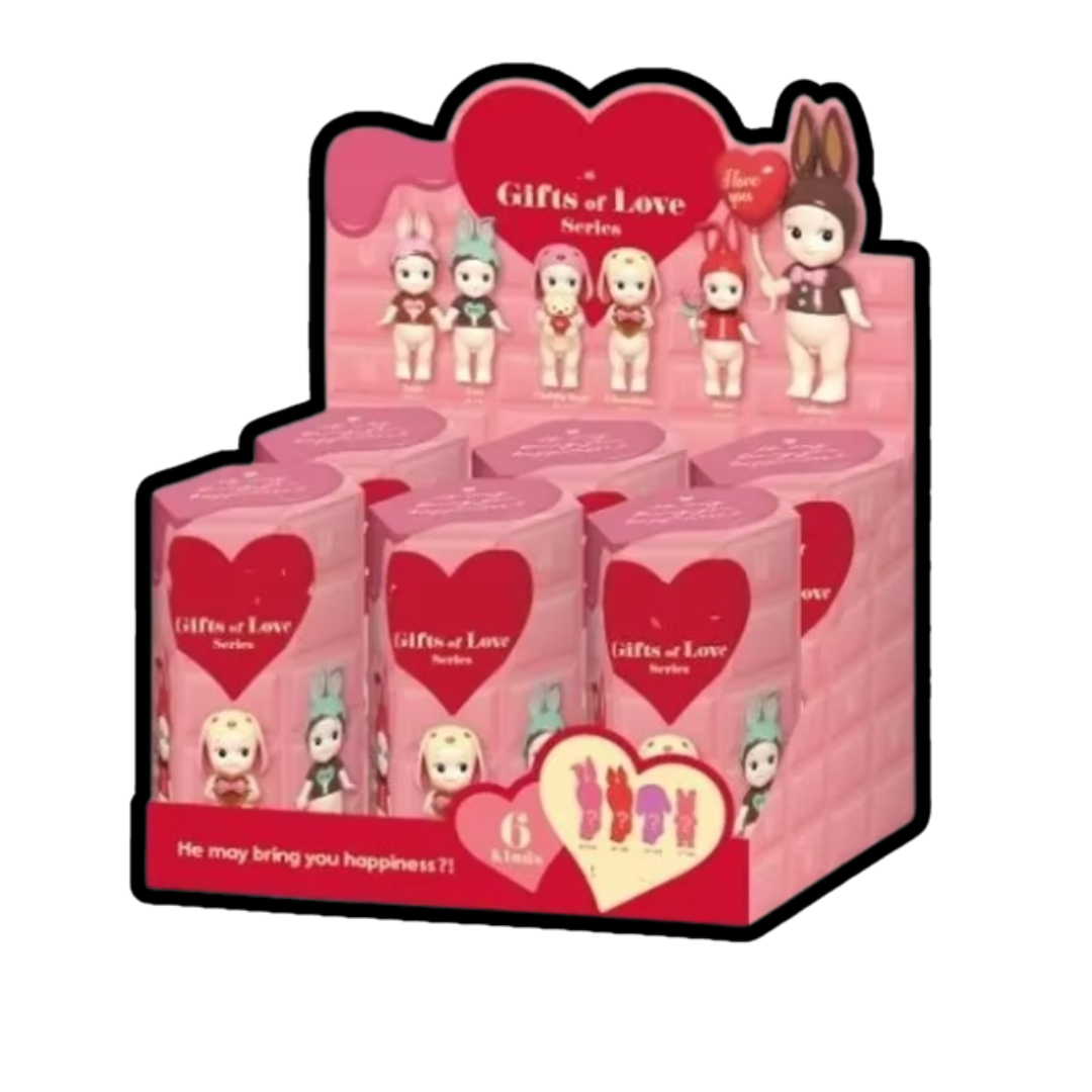 Sonny Angel Gifts Of Love Series Blind Box 6 Pieces With Vendor Display