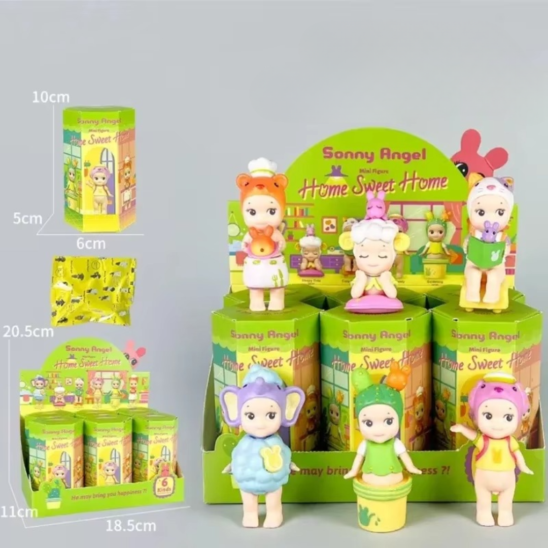Sonny Angel Home Sweet Home Series Blind Box 6 Pieces With Vendor Display